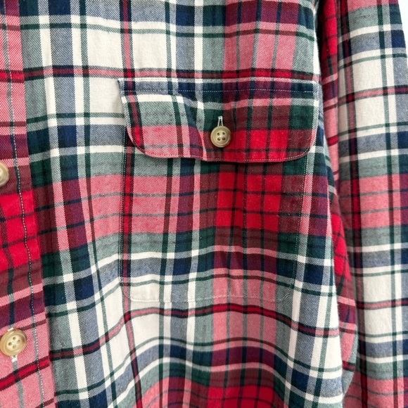 Ralph Lauren Brushed Cotton Plaid Button Down Shirt  size 2XLT Tall Men’s - Picture 7 of 11